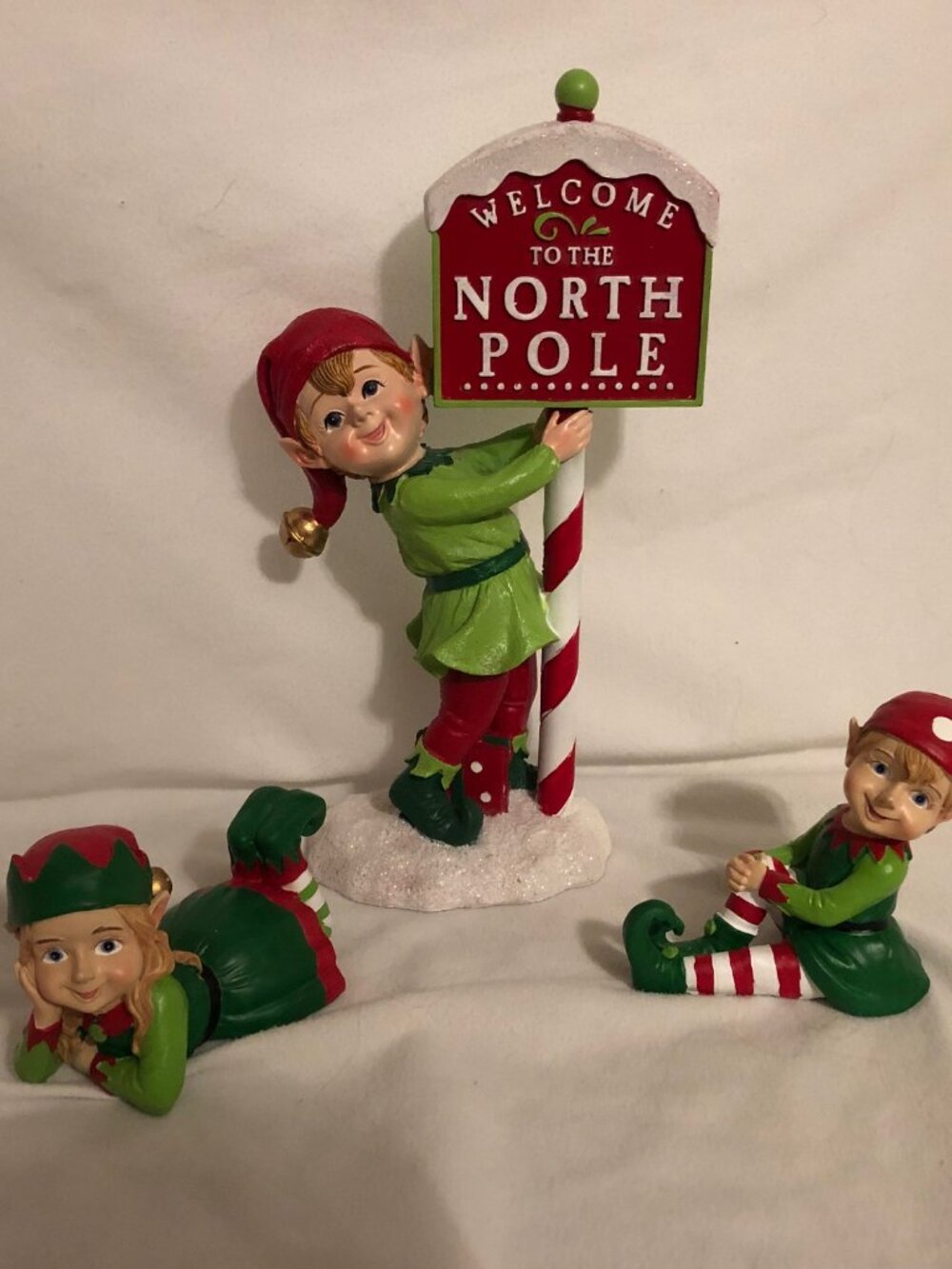 Christmas Elves Figurines